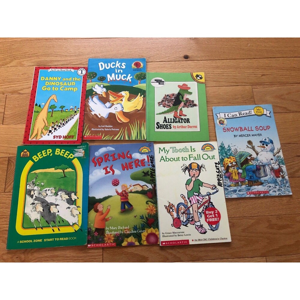 7 Book Lot Early‎ Readers Paperback Good Condition